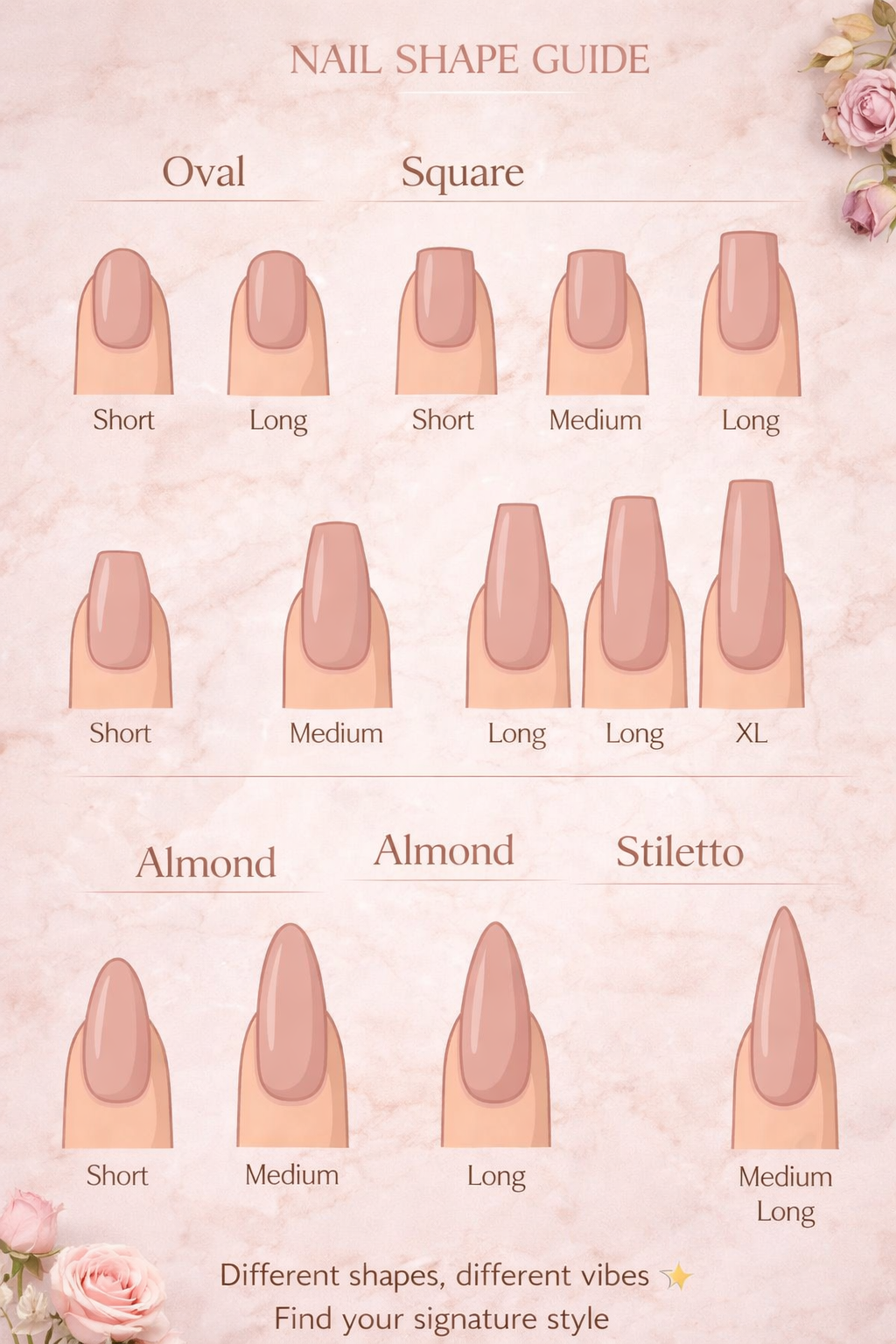 Handmade Press-On Nails (Short Oval)– Cute Black & White Art