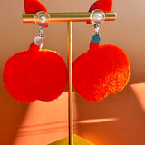 Handmade Halloween Pumpkin Earrings