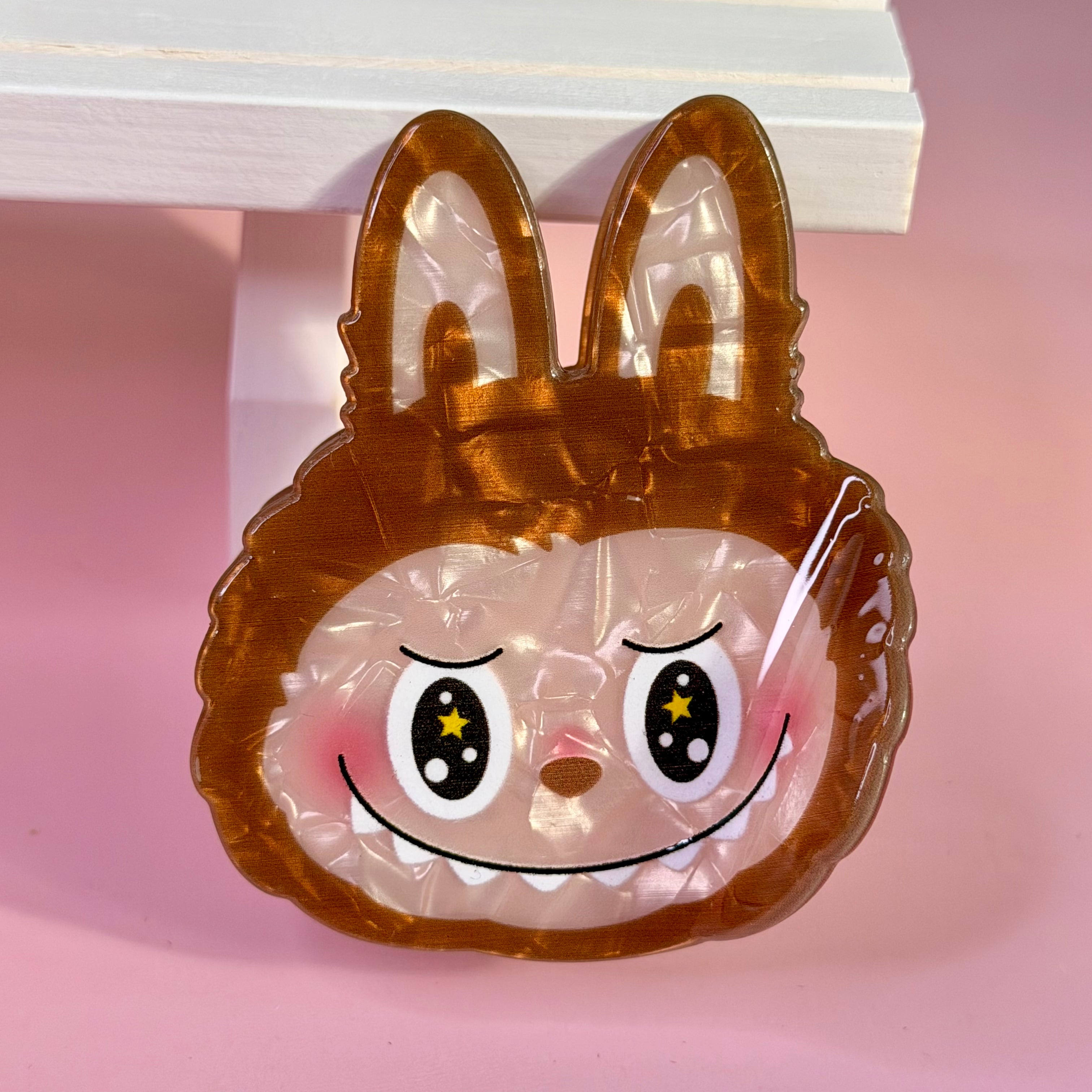 Labubu Big Size Hair Claw | Kawaii Cartoon Acrylic Clip