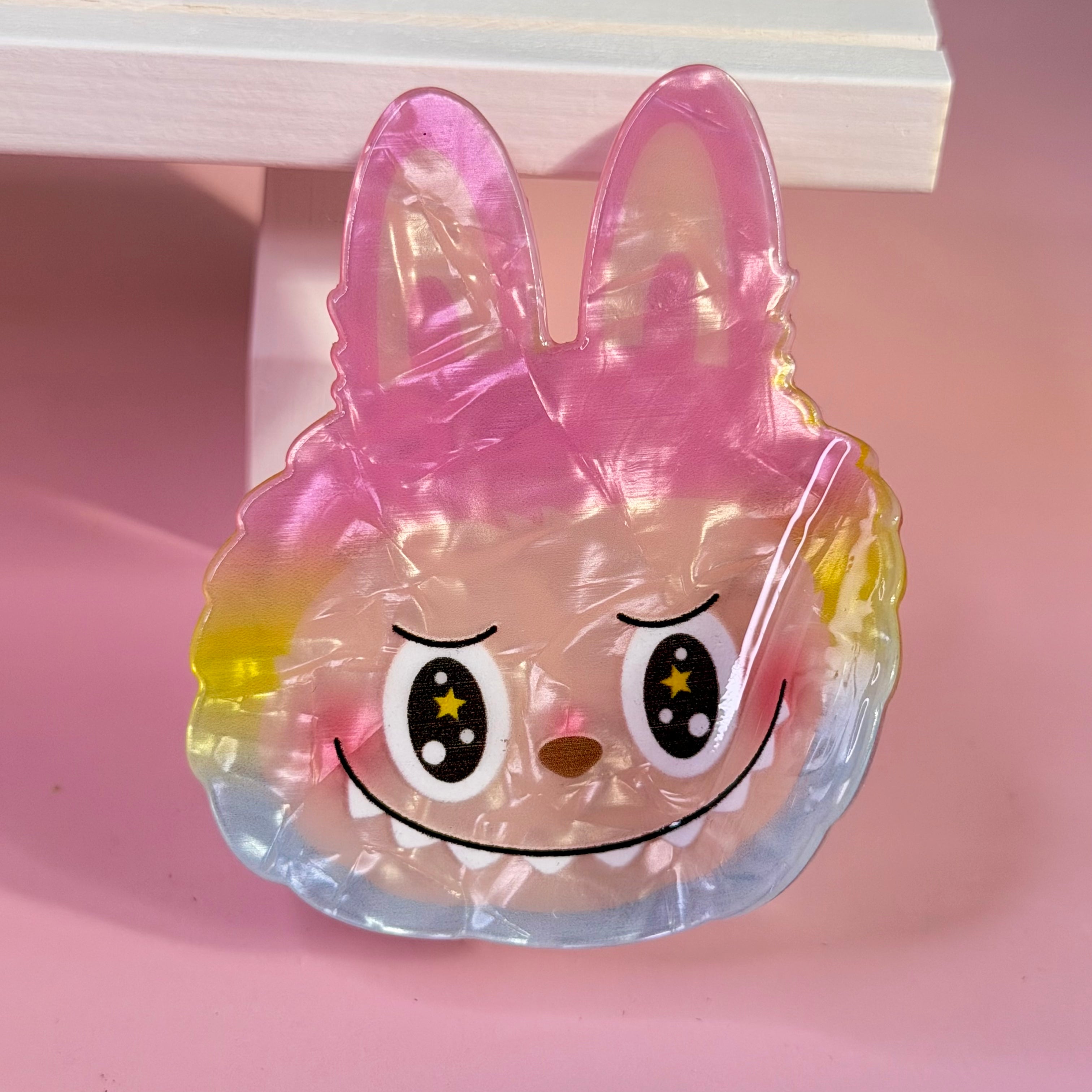 Labubu Big Size Hair Claw | Kawaii Cartoon Acrylic Clip