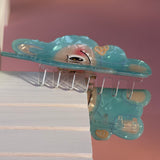 LAbubu Bunny Hair Claw – Kawaii Acrylic Clip, Seated Design