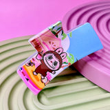 Monster “Bubu Funland” Rectangle Hair Claw | Labubu-Inspired Acrylic Hair Clip