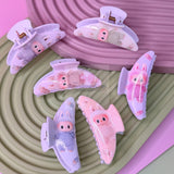 La-bubu-Inspired “Fluffy Monster Baby” Hair Claw | Plush Acrylic Hair Clip |