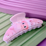 La-bubu-Inspired “Fluffy Monster Baby” Hair Claw | Plush Acrylic Hair Clip |