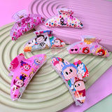 Kawaii Acrylic Hair Claw Clip: 'La-bubu' Inspired