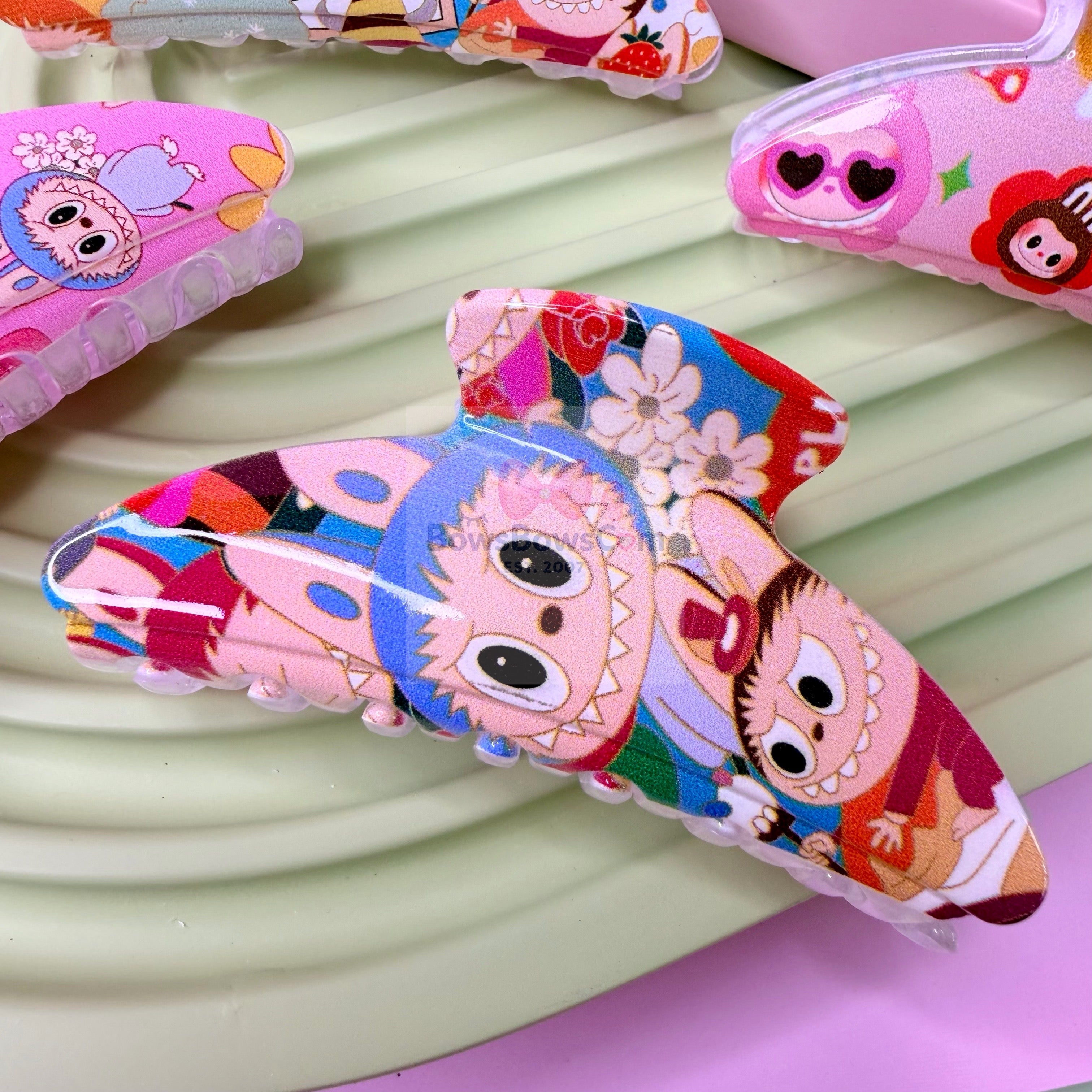 Kawaii Acrylic Hair Claw Clip: 'La-bubu' Inspired