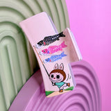 Monster “Bubu Funland” Rectangle Hair Claw | Labubu-Inspired Acrylic Hair Clip