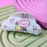 Mon-ster “La-bubu Cloud Dream” Hair Claw | Cute Pastel Acrylic Hair Clip