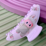 La-bubu-Inspired “Fluffy Monster Baby” Hair Claw | Plush Acrylic Hair Clip |